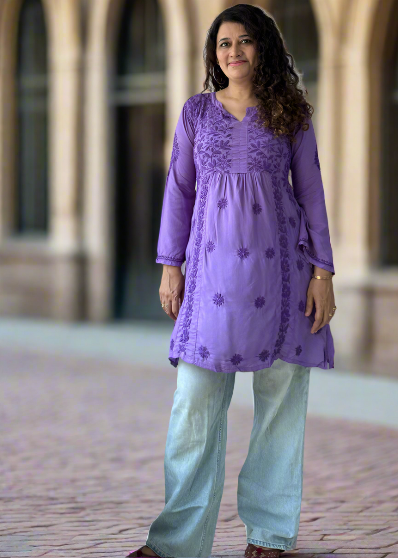 LUCKNOWI COTTON KURTA