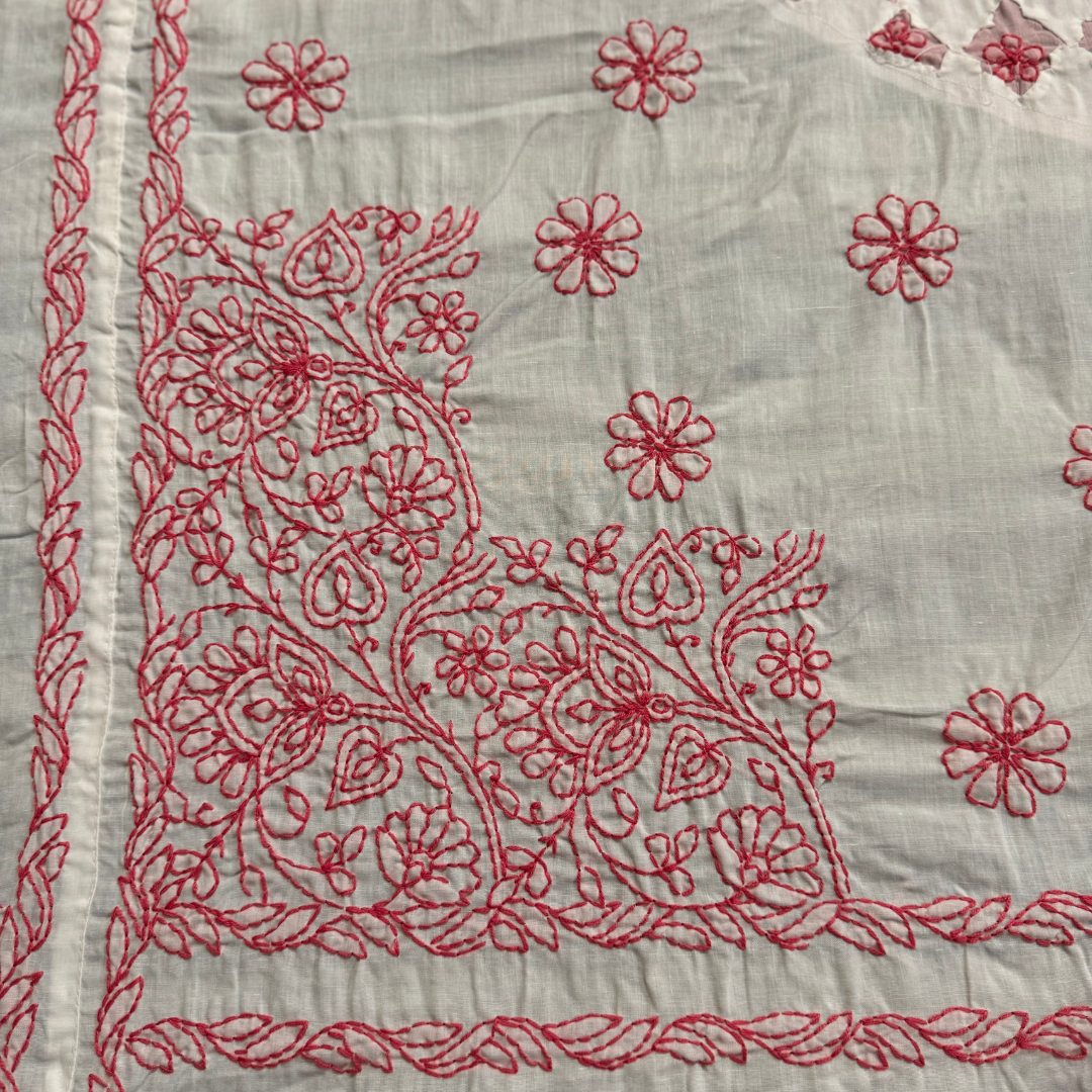 CHIKANKARI BEDSHEETS